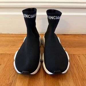 Balenciaga Speed Sneaker in Black, Size 43